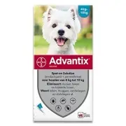 Advantix 100/500 | Hund 4-10 Kg | 8 Pipetten