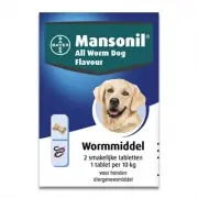 Mansonil All Worm Dog Tasty | 2 Tabletten