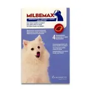 Milbemax Dog Chewable Tablets Dog Small | 4 Tablets (exp 09/25)