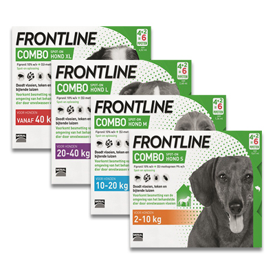 fabriek tand werkzaamheid Frontline Combo Hond | Bestellen - Nu vanaf €22.80 | Petcure.be