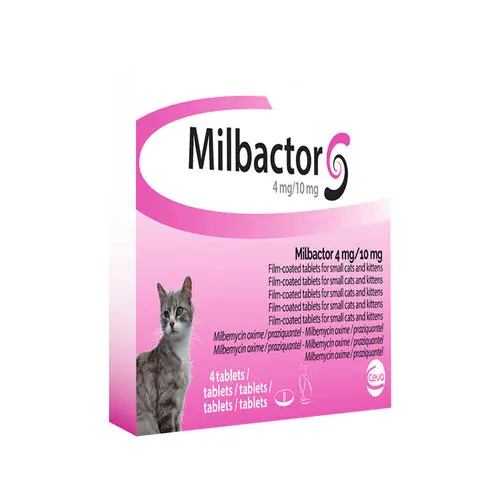 Milbactor Kat Klein - 4 Tabletten