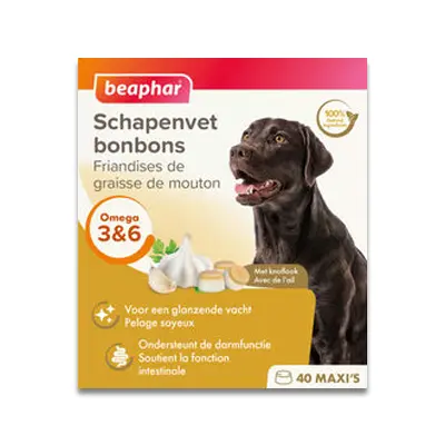 Beaphar Schapenvet Bonbons - Knoflook - 245 Gr