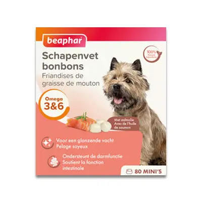 Beaphar Schapenvet Bonbons - 245 Gr