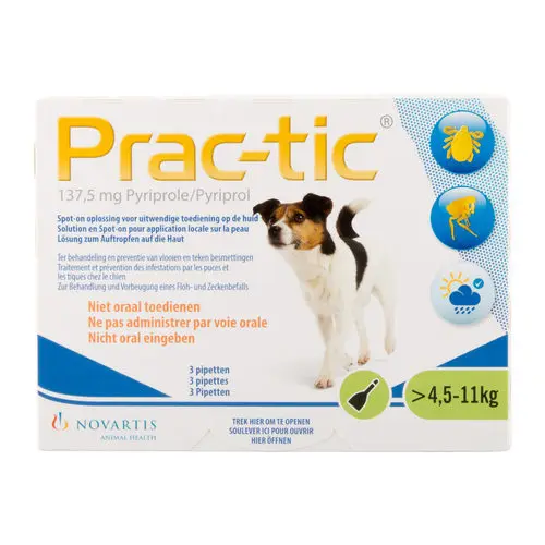 Prac-tic S - Hond 4.5-11 Kg - 3 Pipetten