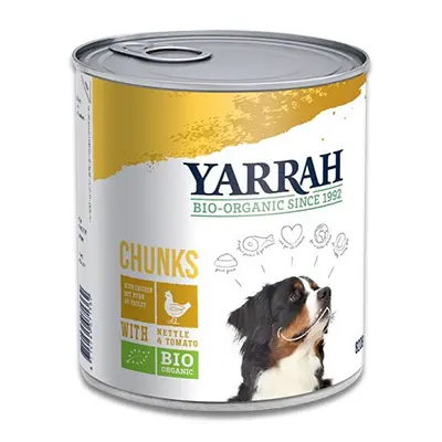 Yarrah Chunks In Sauce Chicken Beef With Nettle & Tomato (Dog) - 6 x 820 Gr