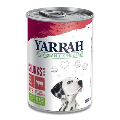 Yarrah Chunks In Sauce Chicken Beef With Nettle & Tomato (Dog) - 12 x 405 Gr