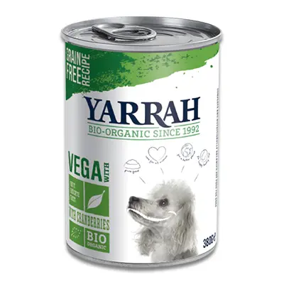 Yarrah Vega Chunks With Soy/cranberries (Dog) - 12 x 380 Gr