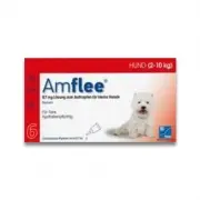 Amflee Spot On Chien - 2-10 Kg - 6 Pipettes | Petcure.fr