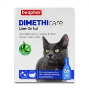 Beaphar DIMETHIcare Line-on Chat - 6 Pipettes | Petcure.fr