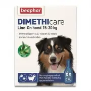 Beaphar DIMETHIcare Line-on Hond - 15-30 Kg - 6 Pipetten