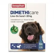 Beaphar DIMETHIcare Line-on Hond - > 30 Kg - 6 Pipetten