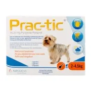 Prac-tic XS - Chien 2-4.5 Kg - 3 Pipettes | Petcure.fr