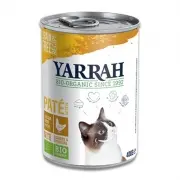 Yarrah Organic Pate With Chicken, Spirulina And Seaweed (Cat) - 12 x 400 Gr