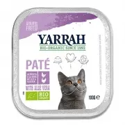 Yarrah Organic Pate With Chicken And Turkey (Cat) - 16 x 100 Gr | Petcure.fr