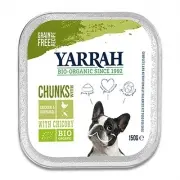 Yarrah Organic Chunks In Sauce Chicken, Vegetables With Chicory (Dog) - 12 x 150 Gr