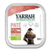 Yarrah Organic Pate With Beef, Chicken And Spirulina (Dog) - 12 x 150 Gr