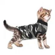 Recovery Suit Chat - S - Gris | Petcure.fr