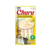 Inaba Churu Snack Cat - Chicken With Cheese - 4 Stuks